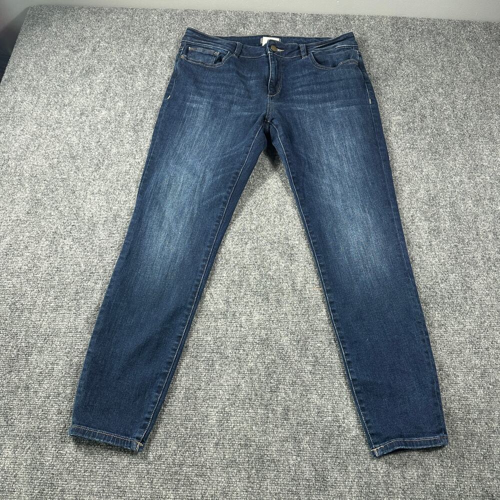 DL1961 Margaux Instasculpt Ankle Skinny Jeans Women's 30  Dark Wash Stretch